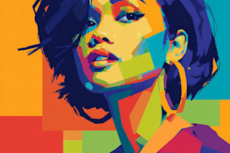 create abstract painting art or color abstract art