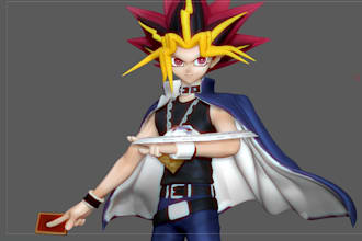 sculpt anime character statue figurine and collectible for 3d printing