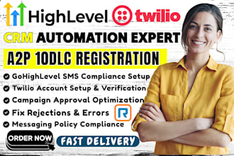 do twilio a2p 10dlc registration and gohighlevel SMS compliance approval