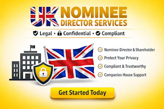 provide UK nominee director for companies house compliance