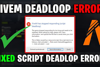 fix any fivem lua script bug, error, or performance issue