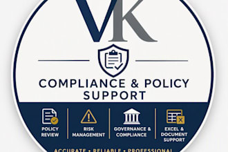 provide compliance and policy documentation support
