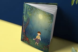 do custom book cover design for print