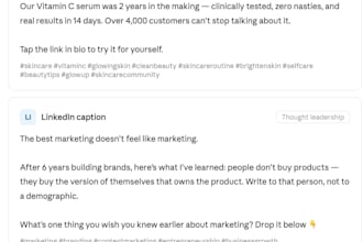 write engaging social media captions
