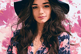 paint custom portrait from photo