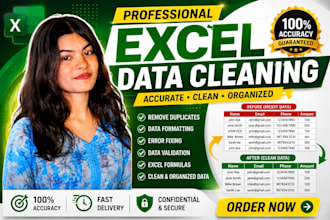 clean and format excel data
