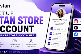 setup stan store account for creators and coaches