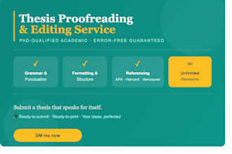proofread and edit your thesis or research paper