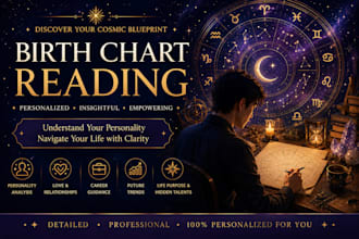 analyze your birth chart and reveal your personality and life path