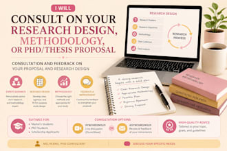 consult on your research design or proposal