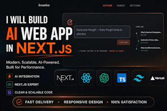 create ai saas web app