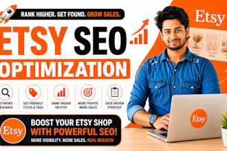 do etsy SEO and etsy shop optimization to boost etsy sales