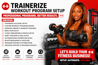 setup your trainerize workout program trainerize workout program trainerize app