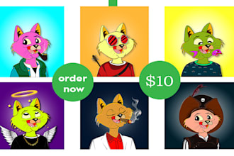 create 2d digital nft art collection