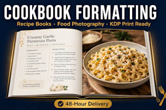 format your cookbook or recipe book for KDP and print