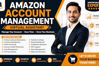 be  amazon fba expert for seller central account management