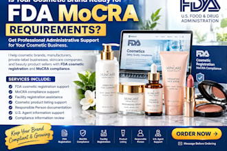 handle fda mocra cosmetic registration and compliance