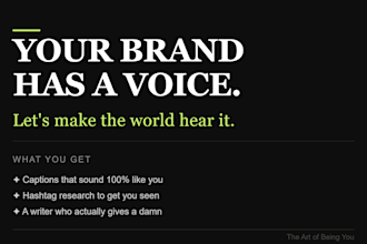write authentic social media captions that scream your brands unique personality