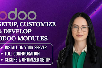 setup, customize and develop odoo modules for your business