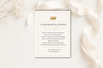 design modern minimal printable graduation cards