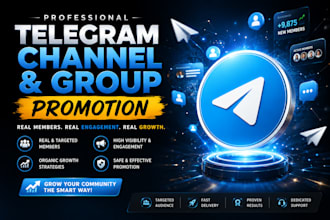 add 900k real and active subscribers to your telegram group, telegram promotion