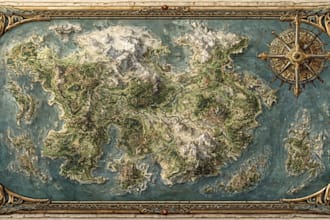 create high quality bespoke fantasy maps
