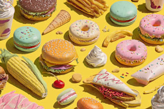 food pop art of your food pop art