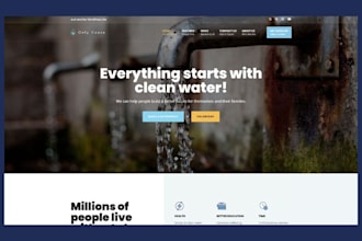 design water damage restoration website water  filtration for water damage leads