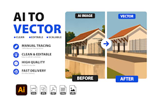 convert ai images to clean editable vector