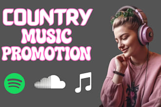 organic country music promotion to real and active country fans