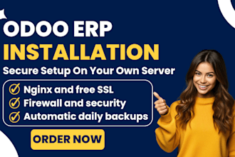install and configure odoo erp on your vps with SSL and backups