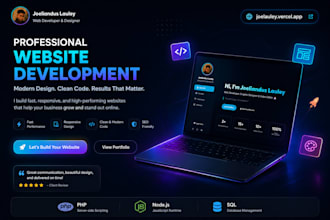 develop a custom information system or web application for your project