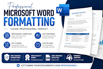 professionally format microsoft word documents