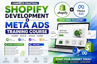 be your shopify and meta ads  consultant,  coach, and teacher