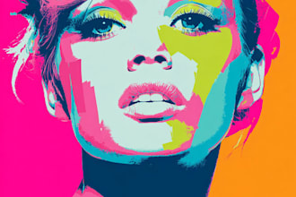 design food pop art of your food pop art