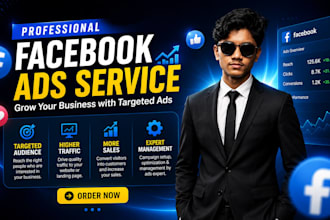 create facebook and instagram ads, meta pixel setup and page optimization