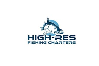 create interesting logo for everglades fishing charter