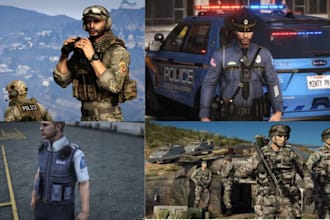 create realistic fivem police and sheriff eup uniforms