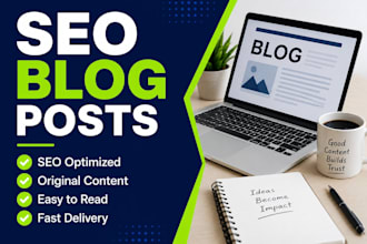 write SEO blog posts for you