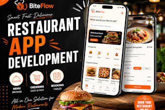 build a restaurant app with menu ordering booking and delivery