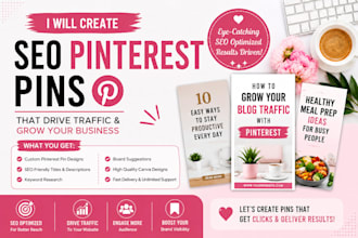 create SEO pinterest pins