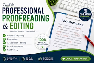 proofread and edit your articles, blogs, and website content