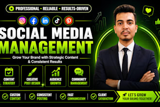 professionally manage your social media accounts for business growth