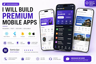 build a react native android app for your business
