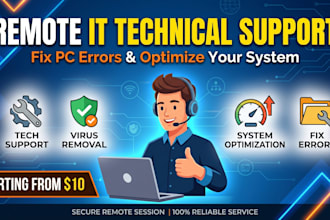 provide remote IT technical support