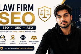 do law firm SEO, GEO and aeo for lawyers and attorneys