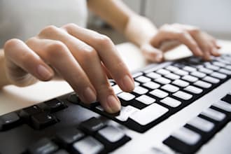 do accurate data entry, excel data typing, and copy paste