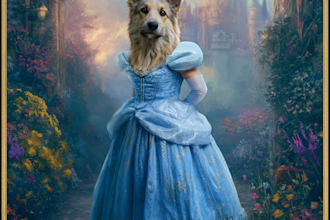 disney princess portrait female focused disney pet portrait art