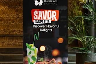 design a professional signage design for your business, shop and office