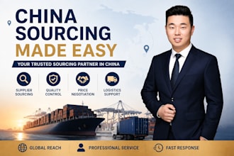 be your china sourcing agent and provide allround procurement services